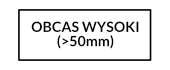 OBCAS WYSOKI (>50mm)